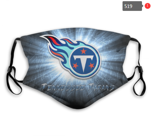 NFL Tennessee Titans #8 Dust mask with filter->nfl dust mask->Sports Accessory